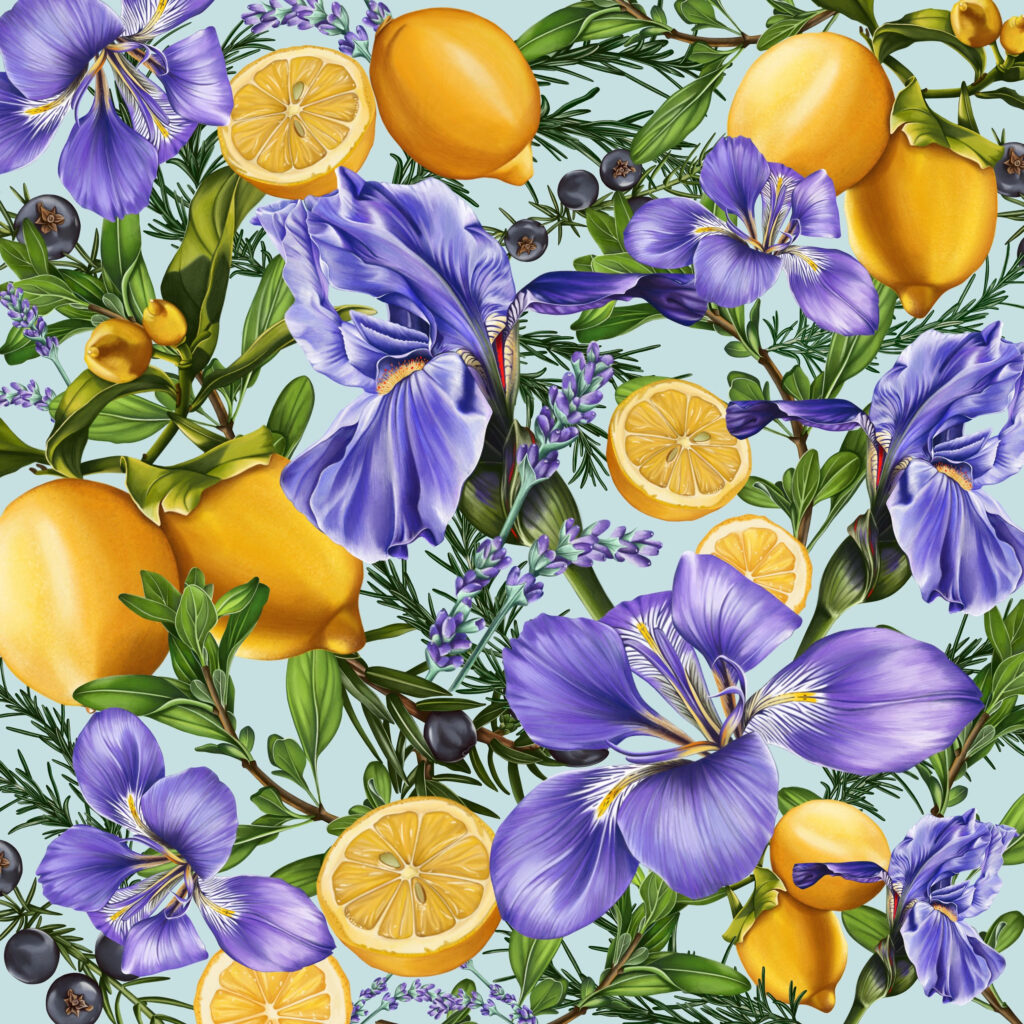Studio PI_Lucy Schmidt_Lemon Floral Pattern